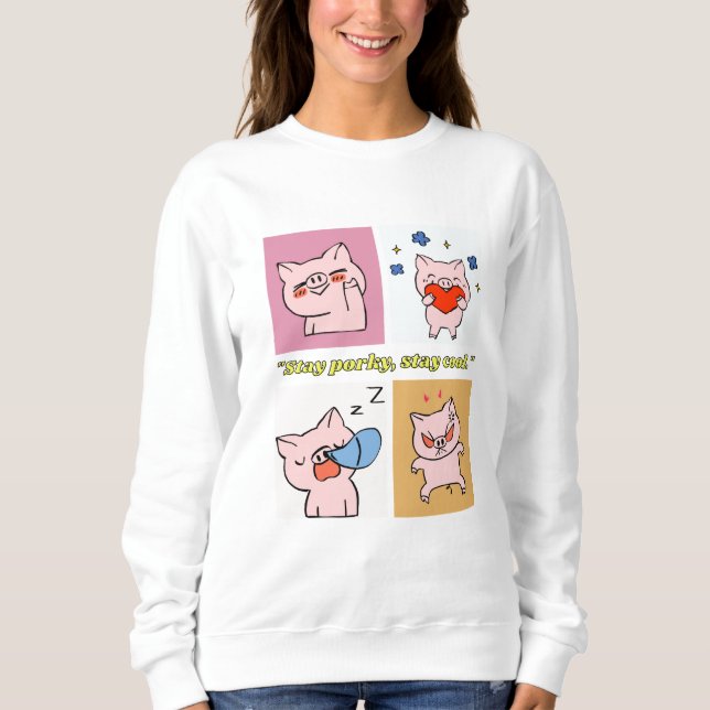 Camiseta faces de porco citações (Frente)
