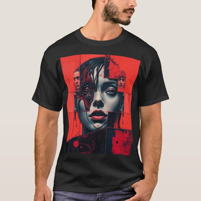 Camiseta "Faces Within Faces" (Frente)
