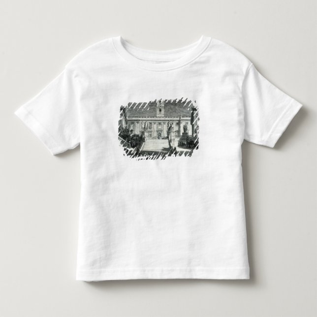 Camiseta Fachada do palácio senatorial, Roma (Frente)