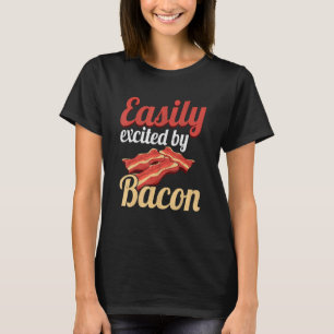 Camiseta Fácil Animação Com O Entusiasta Bacon Pork Grielin