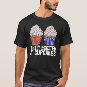 Camiseta Fácil Animação Dos Cupcakes Que Fazem Muffins