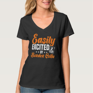 Camiseta Fácil Animação Por Fronteira Collie Border
