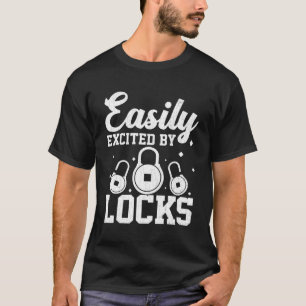Camiseta Fácil Animação Por Locksmithing Locksmith