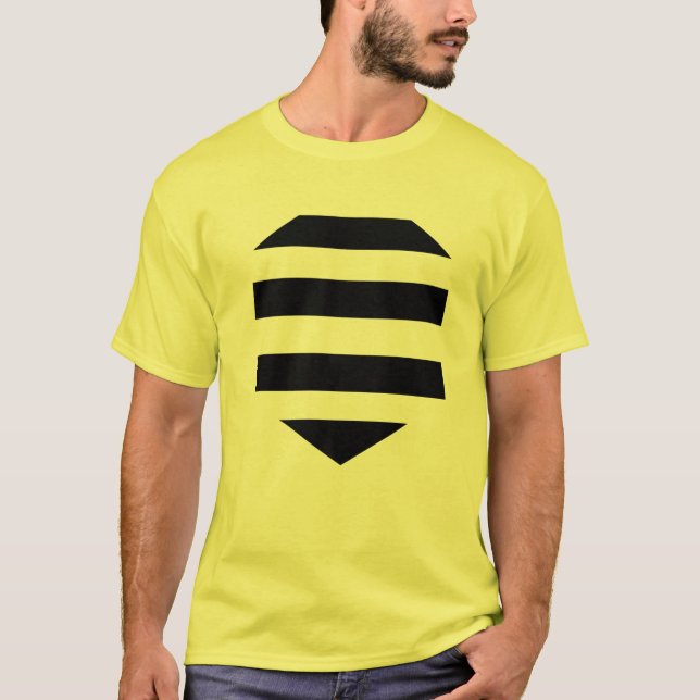 Camiseta Fácil Crianças de Figurino de Halloween Bumblebee  (Frente)