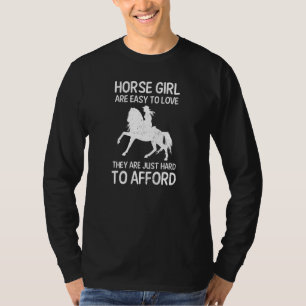 Camiseta Fácil De Amar O Duro De Cavalo De Carência