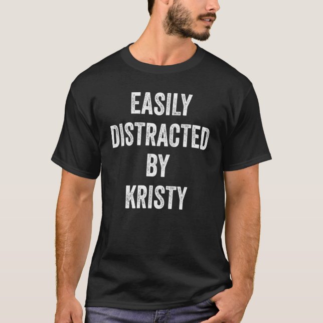 Camiseta Fácil Distração De Kristy Kristy 1 (Frente)