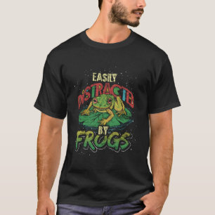 Camiseta Fácil Distração De Sapos Para O Natal