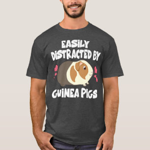 Camiseta Fácil Distração Pelo Prêmio Pet Proprietário De Su