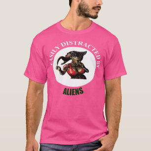 Camiseta Fácil Distração Por Aliens