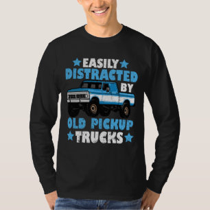 Camiseta Fácil Distração Por Caminhões Antigos