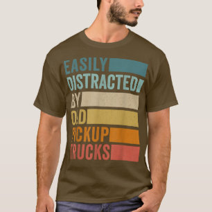 Camiseta Fácil Distração Por Caminhões Antigos 409