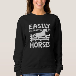 Camiseta Fácil Distração Por Cavalos