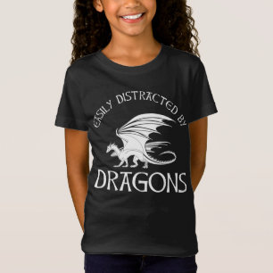 Camiseta Fácil Distração Por Dragões