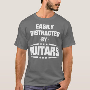 Camiseta Fácil Distração Por Guitarras