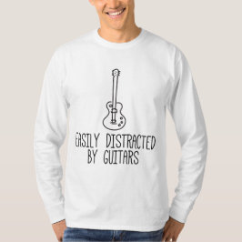 Camiseta Fácil Distração Por Guitarras