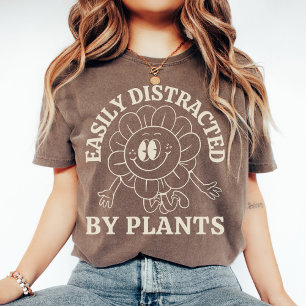 Camiseta Fácil Distração Por Plantas   Planta Lady Lover