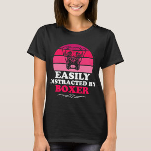 Camiseta Fácil Distração Por Proprietários De Cachorros De