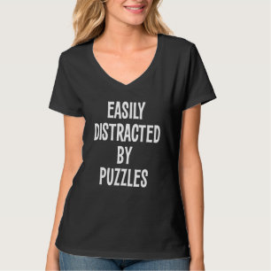 Camiseta Fácil Distração Por Quebra-cabeça