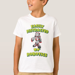 Camiseta Fácil Distração Por Robótica