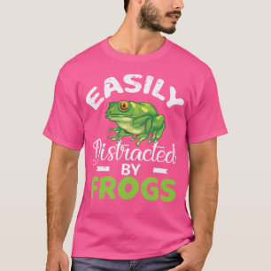 Camiseta Fácil Distração Por Sapos Engraçados Sapos