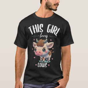 Camiseta Fácil Distração Por Vacas Fofas