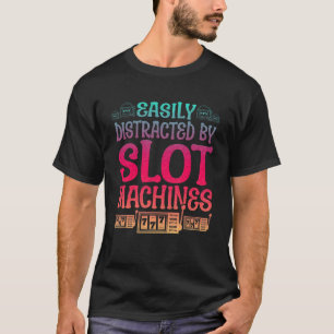 Camiseta Fácil Distritação Por Máquinas De Slot Las Veagas