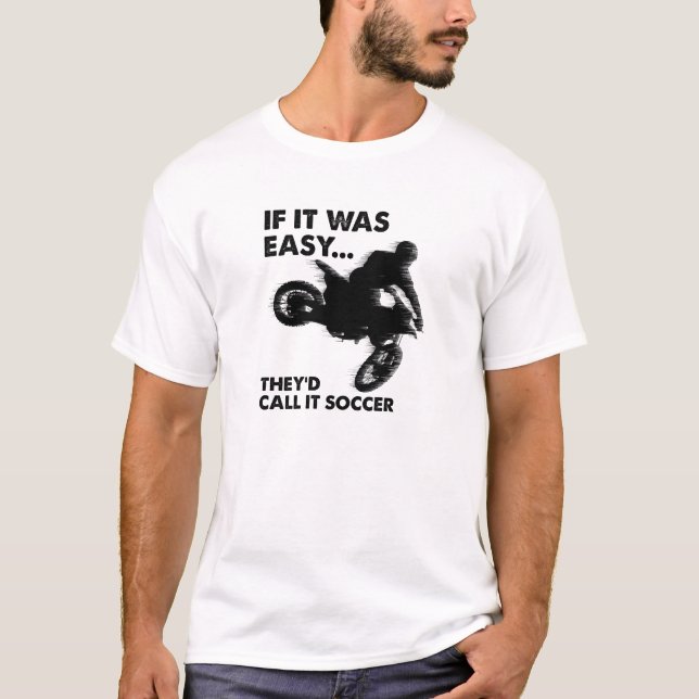 Camiseta Fácil é Futebol Engraçado (Frente)