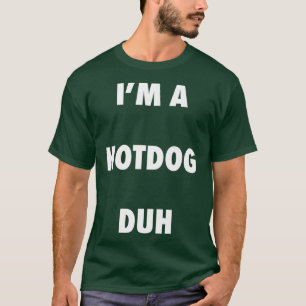 Camiseta Fácil fantasia de cachorro quente para homens mul