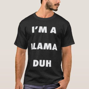 Camiseta Fácil Fantasia de Llama de Halloween para Homens M