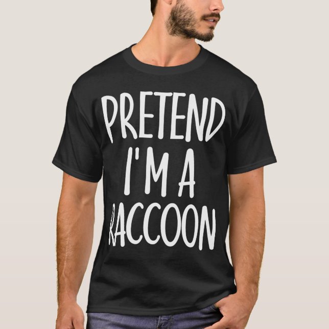 Camiseta Fácil Fingir que sou o Presente de Figurino da Rac (Frente)