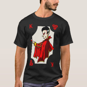 Camiseta Fácil Halloween Tocando o Costume Rei dos Corações