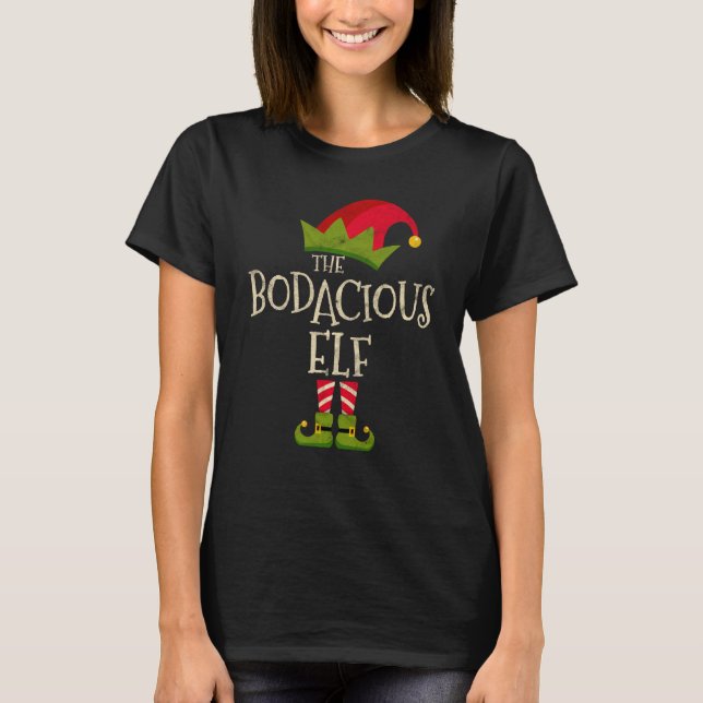 Camiseta Fácil O Bodacioso Cristo Do Grupo De Figuras Elf (Frente)