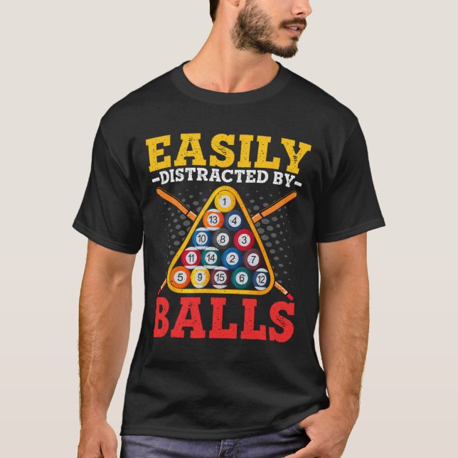 Camiseta Facilmente distraído (Frente)