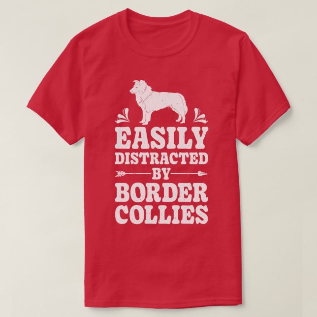 Camiseta Facilmente distraído (Frente do Design)