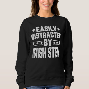 Camiseta Facilmente Distraído Pela Comida Irlandesa De Most