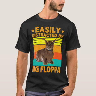 Camiseta Facilmente Distraído Pelo Grande Gato Floppa Big C