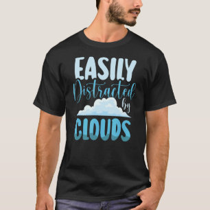 Camiseta Facilmente Distraído Pelo Meteo De Previsão De Tem