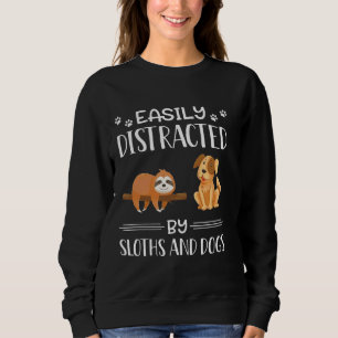 Camiseta Facilmente Distraído Por Calhas E Cães 70