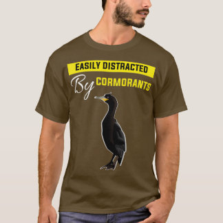 Camiseta Facilmente Distraído Por Corvos Engraçados