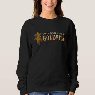 Camiseta Facilmente Distraído Por Goldfish Cute Lasso Vinta