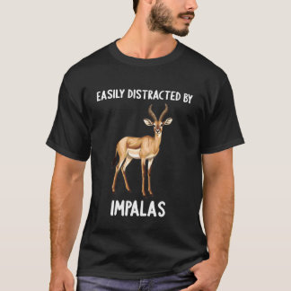 Camiseta Facilmente Distraído por Impalas Impala