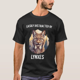 Camiseta Facilmente distraído por Linces Lynx