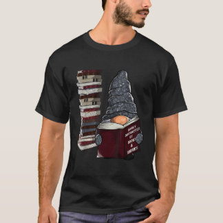Camiseta Facilmente distraído por livros gnomos anão de jar