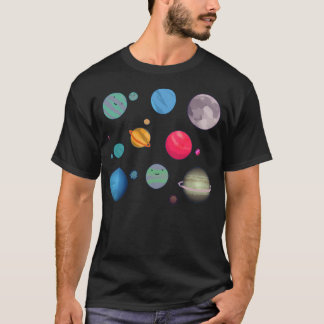 Camiseta Facilmente Distraído Por Planetas