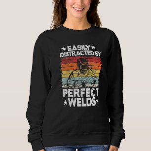 Camiseta Facilmente Distraído Por Soldas Perfeitas Trabalha