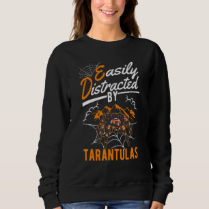 Camiseta Facilmente Distraído Por Tarantulas