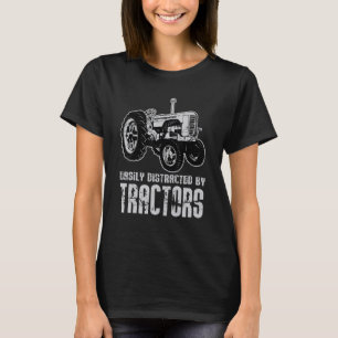 Camiseta Facilmente Distraído Por Tratores De Agricultura B