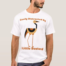 Camiseta Facilmente distraído por um abibe-asiático