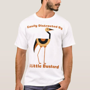 Camiseta Facilmente distraído por um abibe-asiático