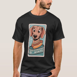 Camiseta Facilmente Distraído Por Wieners cachorro dachshun